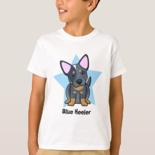 Kawaii Stern blauen Heeler Kindes T-Shirt
