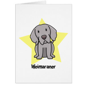 Kawaii Stern Weimaraner