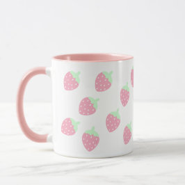 Kawaii Strawberry Tasse