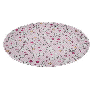 Kawaii-Streifen Schneidebrett