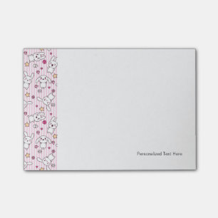 kawaii stripes Muster Post-it Klebezettel