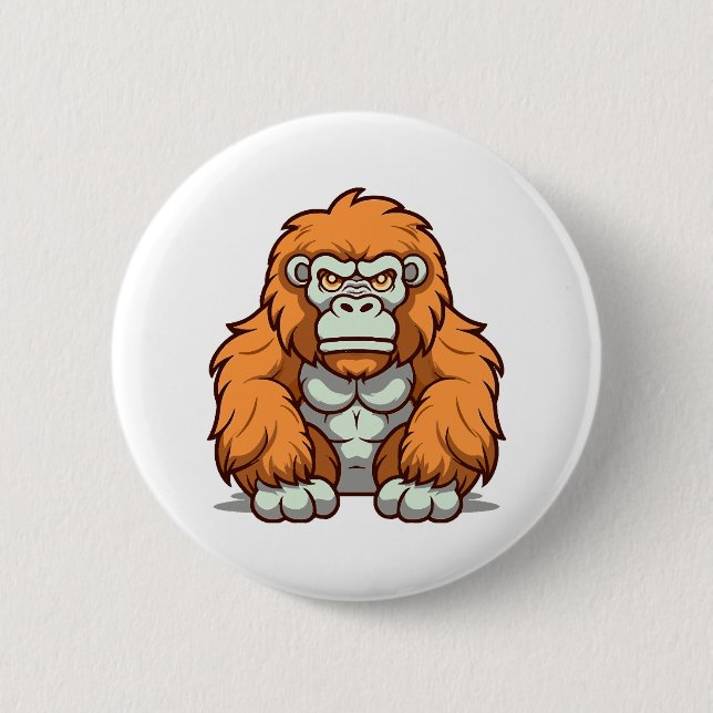 Kawaii-Style Grafikdesign in Happy Hues Button (Vorderseite)