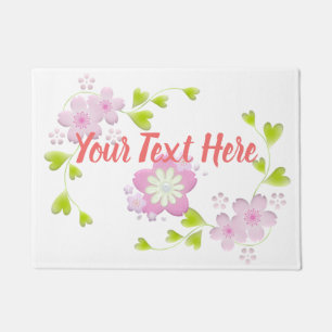 Kawaii Style Sakura Cherry Tree Blossom Fußmatte