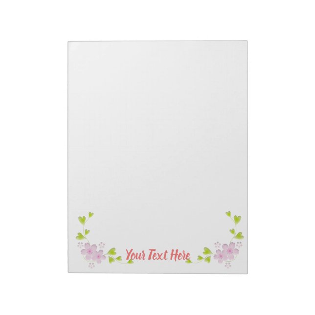 Kawaii Style Sakura Cherry Tree Blossom Notizblock (Rotiert)