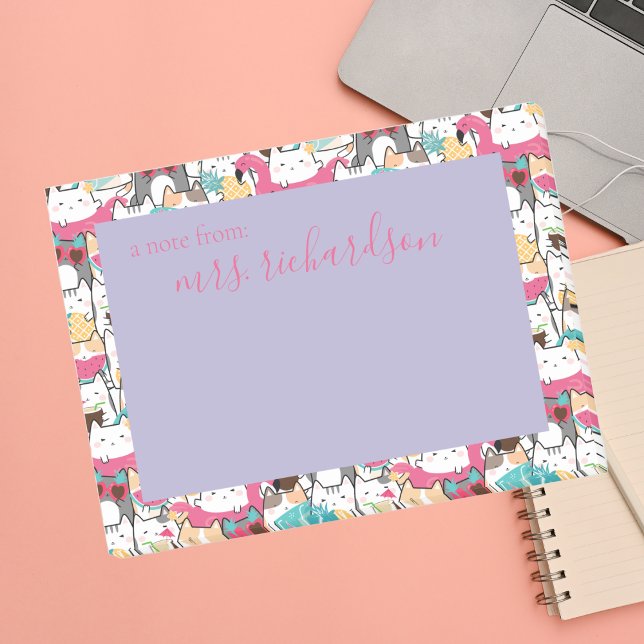 Kawaii Summer Niedlich Kitty Cats Post-it Klebezettel (Von Creator hochgeladen)