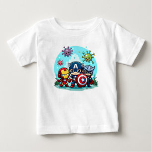Kawaii Superheroes T-Shirt - Adorable Helden