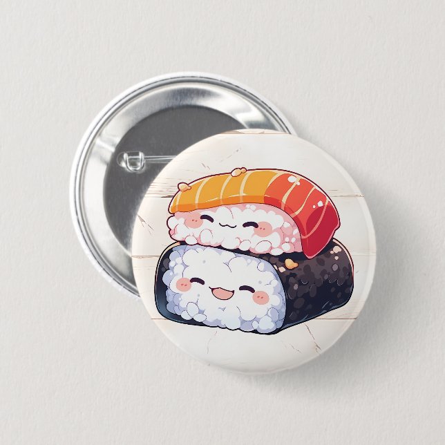 Kawaii-Sushi #1 Button (Vorne & Hinten)