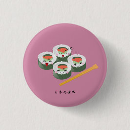 Kawaii Sushi Button