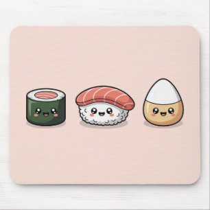 Kawaii Sushi Freunde Mauspad