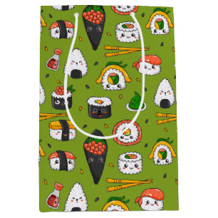 Kawaii Sushi-Geschenktüte Mittlere Geschenktüte
