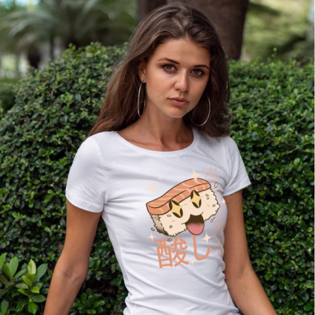 Kawaii Sushi Japanese Food T-Shirt (Von Creator hochgeladen)