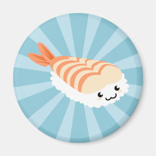 Kawaii Sushi mit Gesichtern Magnet
