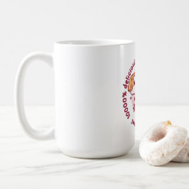 Kawaii Sushi mit lustigen Zitaten für schwarzen Li Kaffeetasse