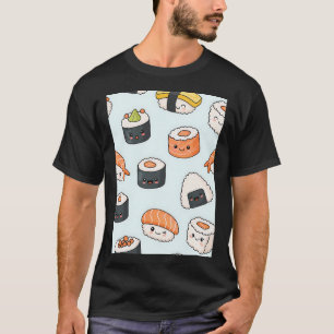 Kawaii Sushi Muster T-Shirt