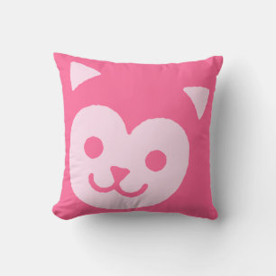 Kawaii Süße Kitty Katzen Gesicht Kissen