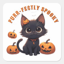 Kawaii Süße Schwarze Katze Halloween 🎃