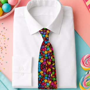 kawaii süße Süßigkeiten Regenbogenfarben Schokolad Krawatte