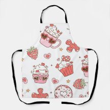 Kawaii Süße Törtchen Küchenschürze - Hübsche Desse