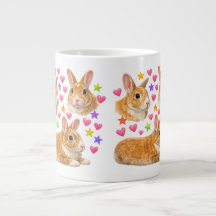kawaii süße y2k Regenbogen Kaninchen Häschen