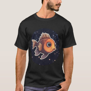 Kawaii Süßer Fisch Gute Nacht T-Shirt