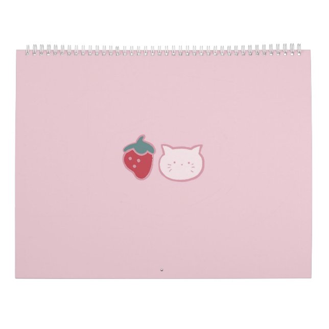 Kawaii Sweet Leckereien Kalender 2025 - Ziele* (Rückseite)