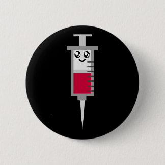 KAWAII-SYRINGE SCHEIDET MEDIZINISCHES GLÜCK BUTTON
