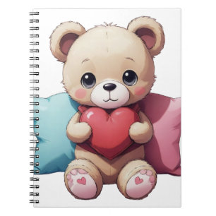 Kawaii Teddy Bear Notizblock