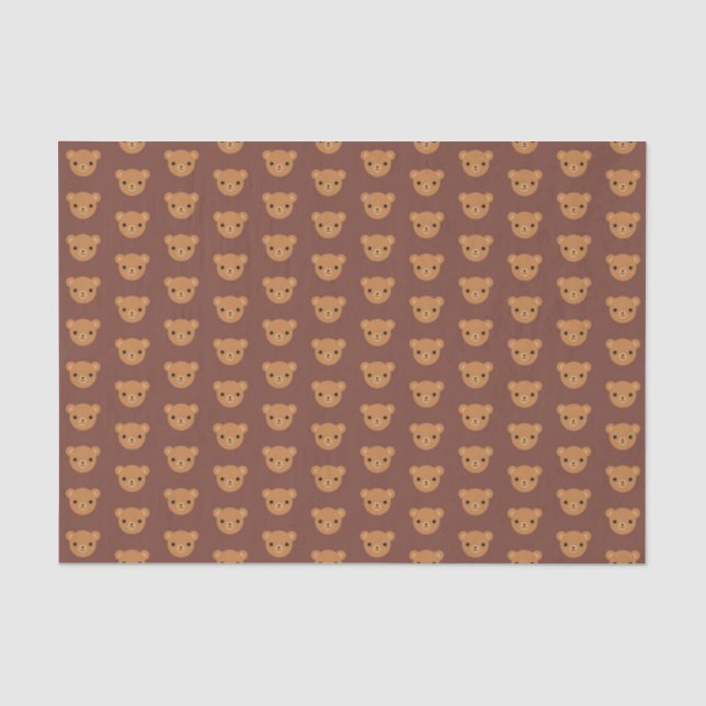 Kawaii Teddy Bears Seidenpapier (Vorderseite)