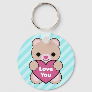 Kawaii Teddybär Schlüsselanhänger