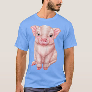 Kawaii Teecup Pig Welpenkleidung für Teen Girls Cu T-Shirt