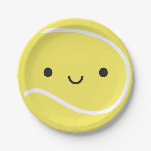 Kawaii Tennis Ball Pappteller