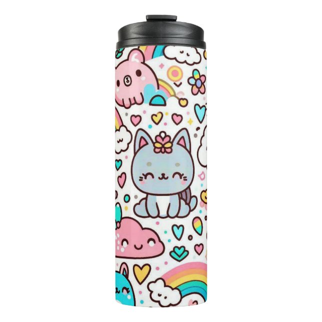 Kawaii Thermosbecher (Vorderseite)