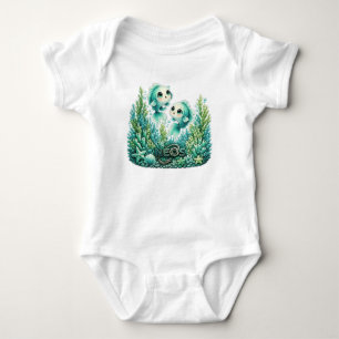 Kawaii Tierkreiszeichen Neos Fische Baby Strampler