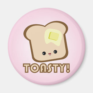 Kawaii Toasty! Toastmagnet Magnet