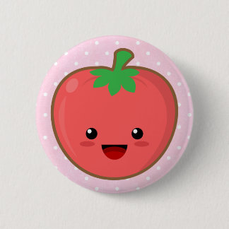 Kawaii Tomate Button