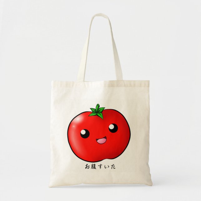 Kawaii Tomate Tragetasche (Vorne)
