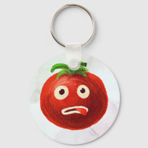 Kawaii Tomato Niedlich Funny Cartoon Gemüse Schlüsselanhänger