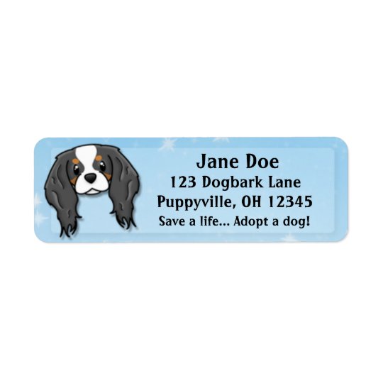Kawaii Tricolor unbekümmerter Königcharles Spaniel