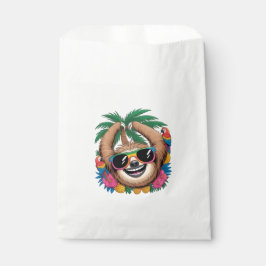 Kawaii Tropical Sloth – Cute Summer Vibes Rainbow  Geschenktütchen