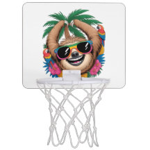 Kawaii Tropical Sloth – Cute Summer Vibes Rainbow