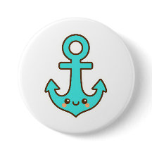 Kawaii Türkis Anchor - Whimsical & Cheerful
