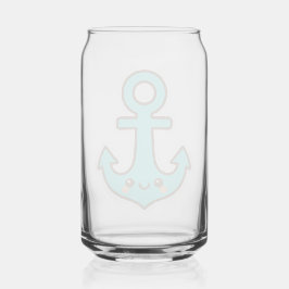 Kawaii Türkis Anchor - Whimsical & Cheerful Dosenglas