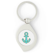 Kawaii Türkis Anchor - Whimsical & Cheerful