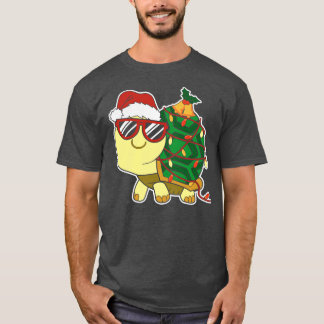 Kawaii Turtle Kame Christmas Tree T-Shirt
