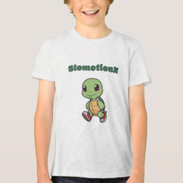Kawaii Turtle Sweatshirt Niedlich Slowmotionx Cart Tri-Blend Shirt