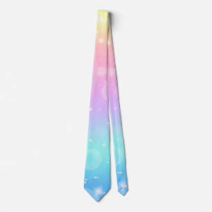 Kawaii Unicorn Gradient Pastel Cravate