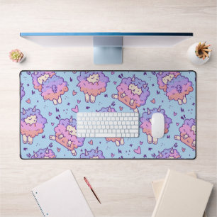 Kawaii Unicorn Sheep Desk Mat Schreibtischunterlage