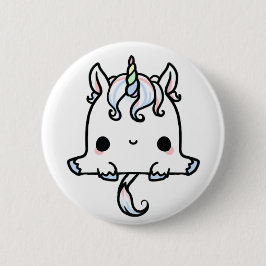 Kawaii Unicorn (Sie ändern den Hintergrund!) Button