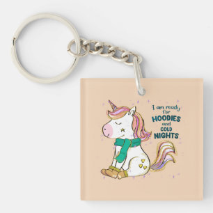 Kawaii Unicorn   Winter und Feiertage Schlüsselanhänger