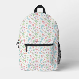 Kawaii Unter dem Meer Baby Shower Neutral Pastell Bedruckter Rucksack